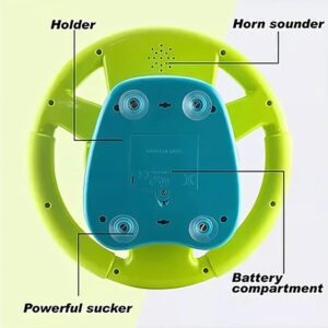 Play Steering Wheel Toy Simulation Driving Car Toy with Light and Sound