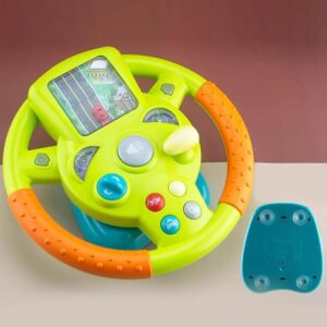 Play Steering Wheel Toy Simulation Driving Car Toy with Light and Sound