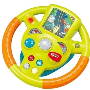 Play Steering Wheel Toy Simulation Driving Car Toy with Light and Sound