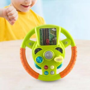 Play Steering Wheel Toy Simulation Driving Car Toy with Light and Sound