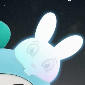 Radish Style Cute Rabbit Face Pretend Play Cell Phone Toy for Kids, Toddlers with Music, Ringtones, Lights - Birthday Party Favors and Gifts for Boys and Girls