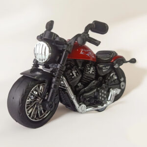 1:12 Harley Motorcycle Diecast Mini Toy Vehicle Pull-Back Toy (Multicolor)