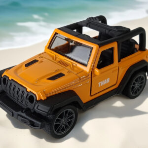 Kiddostoy 1:32 Scale DieCast Metal Pull-Back Action Openable Doors 4x4 Thar/Jeep Premium Car Toy for Kids Realistic Miniature Model (Copy) (Copy)