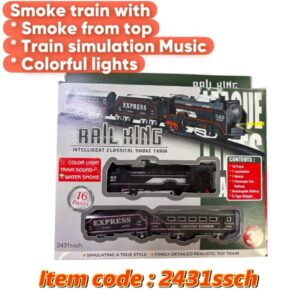 Rail King Train (Chargeable with Smoke)