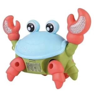 Crawling Crab Baby Musical Toy with LED Lights | Interactive Early Learning Entertainment Toy for Kids | Battery Operated Fun Pet for Toddlers & Infants