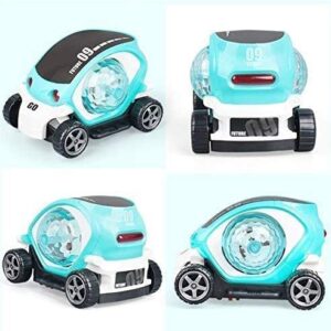 Future 09 Musical Stunt Car Rotate 360° with Flashing Light & Music, Multicolor