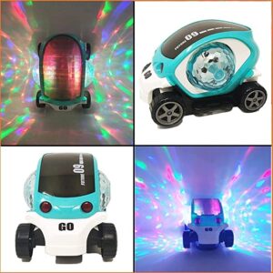 Future 09 Musical Stunt Car Rotate 360° with Flashing Light & Music, Multicolor