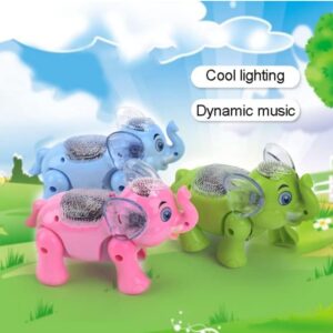 Clever Elephant Toy with Light and Sound