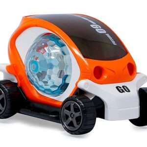 Future 09 Musical Stunt Car Rotate 360° with Flashing Light & Music, Multicolor