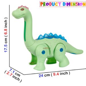 Dinosaur Musical Toy - Electronic Pet Dino with Real Voice, Colorful LED Lights for 12 Months + Boys & Girls I Birthday Gift
