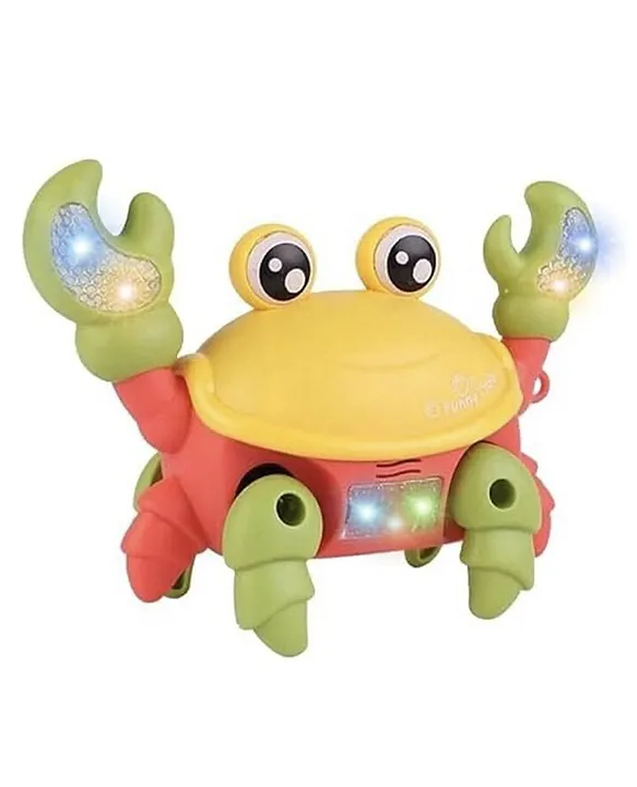 Dancing Crawling Crab Toy for Kids with LED Lights and Sound Walking Moving Toys for Babies Infant Toddlers Fun Interactive Early Learning Educational Toys for Girls and Boys - Image 2