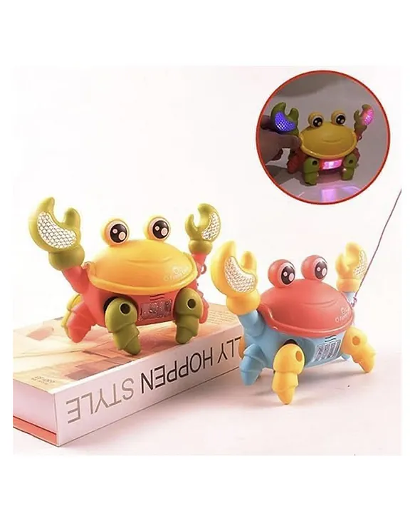 Dancing Crawling Crab Toy for Kids with LED Lights and Sound Walking Moving Toys for Babies Infant Toddlers Fun Interactive Early Learning Educational Toys for Girls and Boys - Image 4