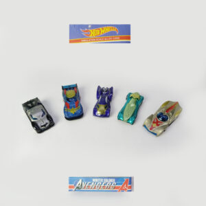 Hotwheel Diecast Metal Superhero Car, Pack of 5 mini Metal Cars, Superhero Alloy Push N Go Racing Vehicles for Children, Mini car, Small car Toys, Racing Cars for Kids Girls and Boys
