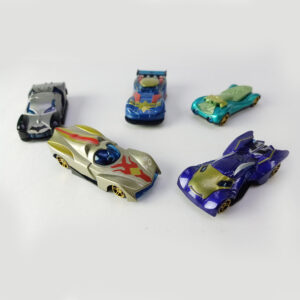 Hotwheel Diecast Metal Superhero Car, Pack of 5 mini Metal Cars, Superhero Alloy Push N Go Racing Vehicles for Children, Mini car, Small car Toys, Racing Cars for Kids Girls and Boys