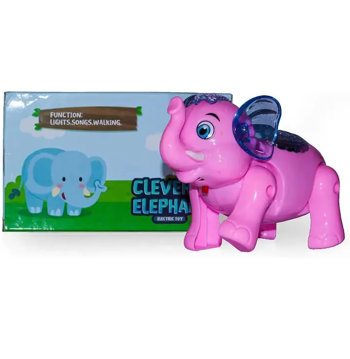 Cute Electronic Pets Musical Flash Lighting Walking Elephant Toy Cool Dancing Toy for Boys and Girls Kids or Toddlers Gift for 1 to 5 Year Old Boy or Girl (Random Color Send) - Image 6