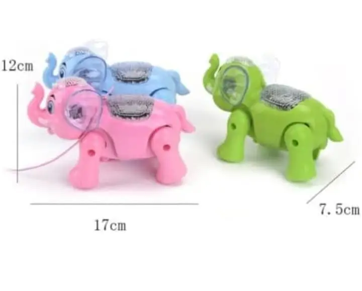 Cute Electronic Pets Musical Flash Lighting Walking Elephant Toy Cool Dancing Toy for Boys and Girls Kids or Toddlers Gift for 1 to 5 Year Old Boy or Girl (Random Color Send) - Image 5