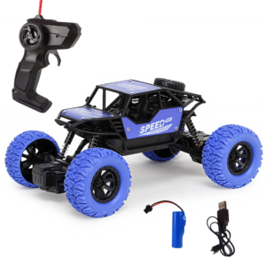 Remote Control Car for Kids Rock Crawler 2 Wd Monster Truck Offroad High Speed Climbing RC Car Toy Vehicle Car for Boys & Girls (Blue)