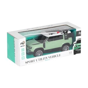 Remote Control Defender Car - 4Wd High-Speed Off-Road Rc Car with Led Lights, Rechargeable Battery, and All-Terrain Tires, Multicolor