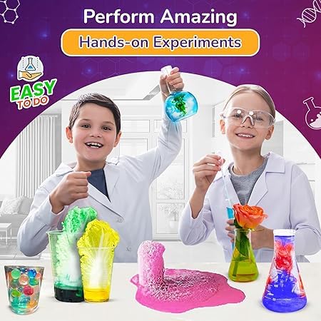 Littles Lab Science Kit with Valcano & Soap Making Experiment for Kids Birthday Gift for Girls & Boys Learning Toys for 8 + Years Kids