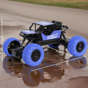 Remote Control Car for Kids Rock Crawler 2 Wd Monster Truck Offroad High Speed Climbing RC Car Toy Vehicle Car for Boys & Girls (Blue)
