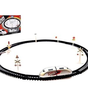 High Speed Metro Train Amazing Toy for Kids with Flyover and Long Track Battery Operated best for Gifts