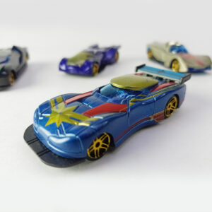 Hotwheel Diecast Metal Superhero Car, Pack of 5 mini Metal Cars, Superhero Alloy Push N Go Racing Vehicles for Children, Mini car, Small car Toys, Racing Cars for Kids Girls and Boys