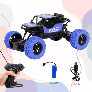 Remote Control Car for Kids Rock Crawler 2 Wd Monster Truck Offroad High Speed Climbing RC Car Toy Vehicle Car for Boys & Girls (Blue)
