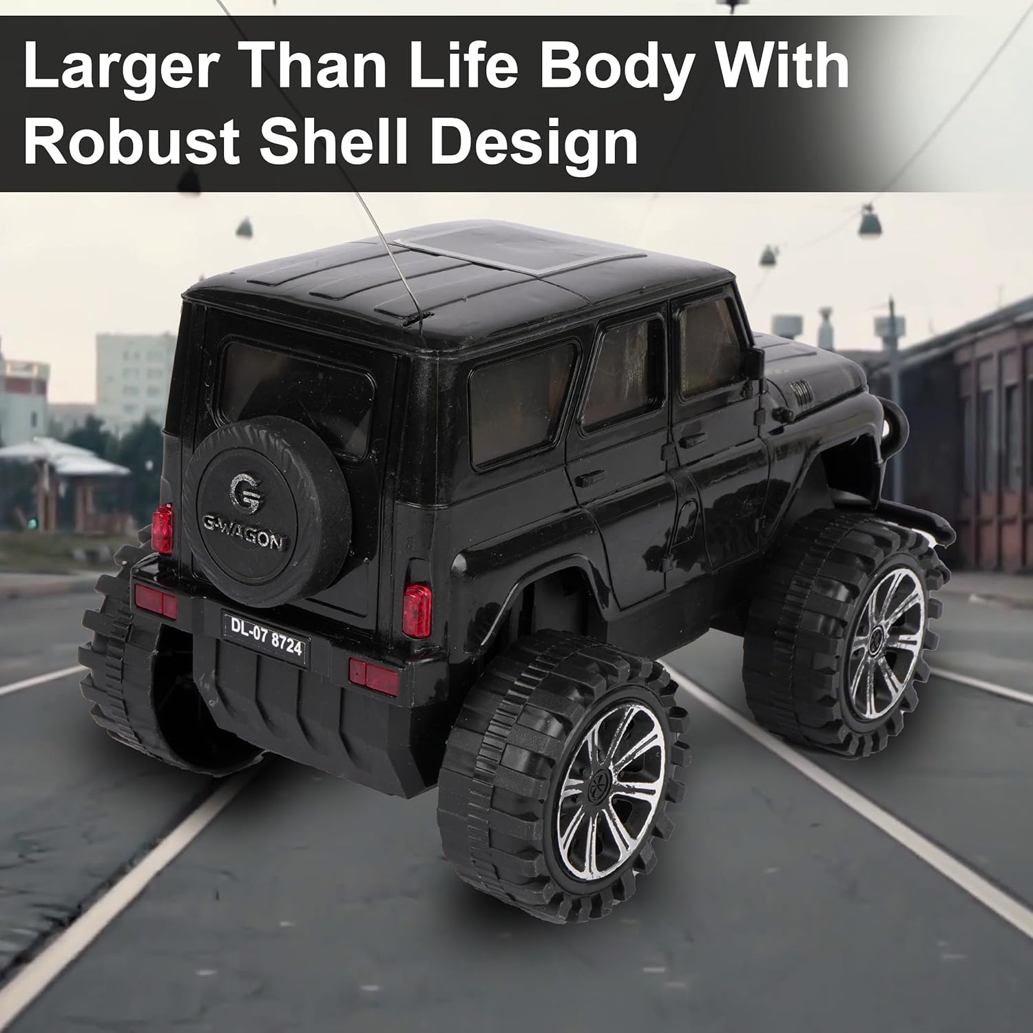 Remote Control G-Wagon Car – LED Lights, Off-Road RC Toy Car for Kids & Collectors, Fast Speed, Outdoor Adventure Vehicle - Image 6