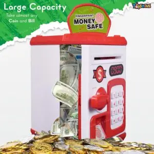 ATM Piggy Classic Bank Money Box With Electronic Lock, ATM Machine,