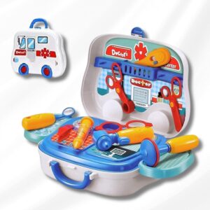 Doctor Set Suitcase for Kids, Doctor Set , Pretend Play Set for Kids Above 3 Years, 10 Piece Doctor Kit for Boys & Girls
