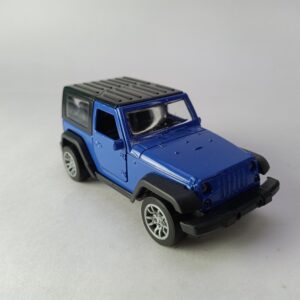 Mahindra Thar 4x4 Toy Car – 1:32 Die-Cast Metal SUV Model for Kids | Collectible Thar Car Toy with Pull Back Action, Rubber Tyres & Openable Doors | Miniature Jeep Toy (Blue - Open ROOF)