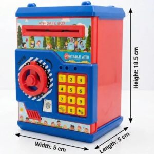 ATM Piggy Classic Bank Money Box With Electronic Lock, ATM Machine,