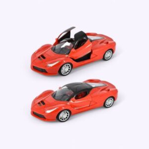 Remote Control Super Car (Ferrari) with Rechargeable Sports Racing Car Like Model with Open-able Doors &  Light and Smoke
