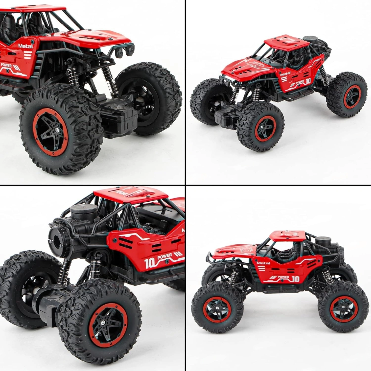 Monster Truck Rock Crawler Climbing Rc Car For Kids With Mist Smoke - Image 3