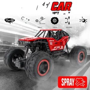 Monster Truck Rock Crawler Climbing Rc Car For Kids With Mist Smoke